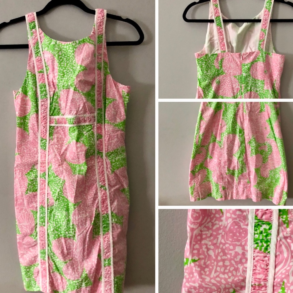 Lilly Pulitzer classic dress! Pink/green